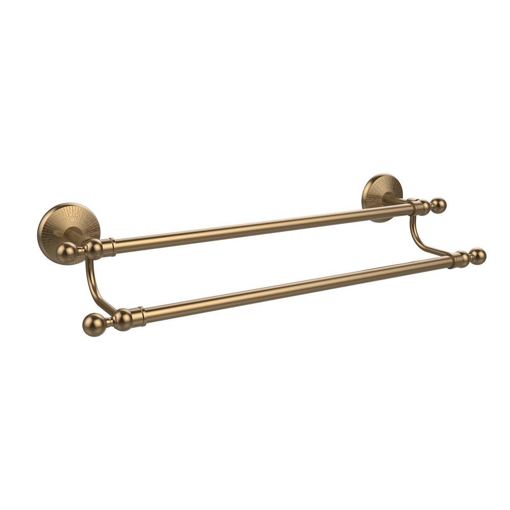 MC-72/36-BBR Monte Carlo Collection 36 Inch Double Towel Bar, Brushed Bronze