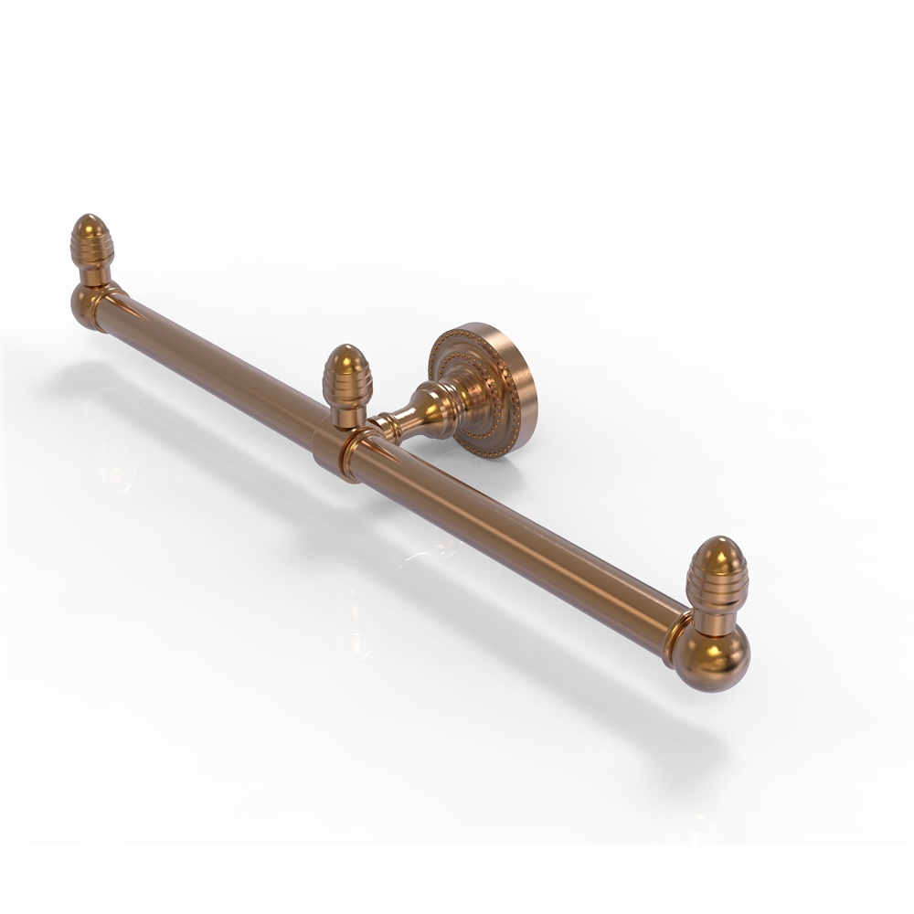 BPDT-HTB-2-BBR Dottingham Collection 2 Arm Guest Towel Holder, Brushed Bronze