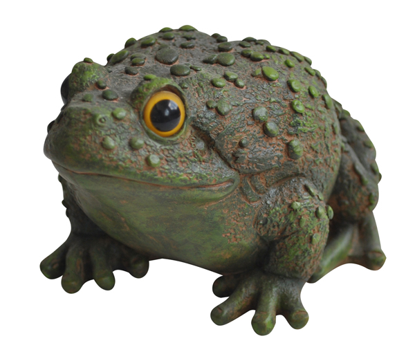 Frog Leaping Garden Statue