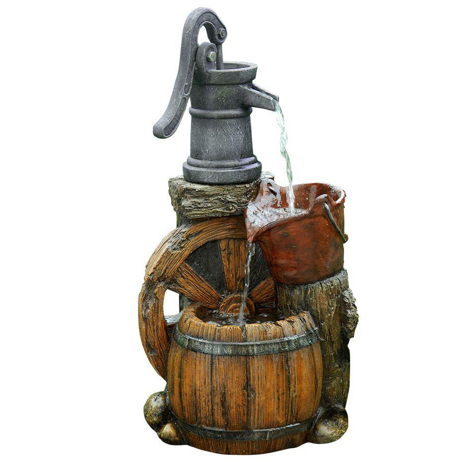 Old Fashion Pump Barrel Fountain