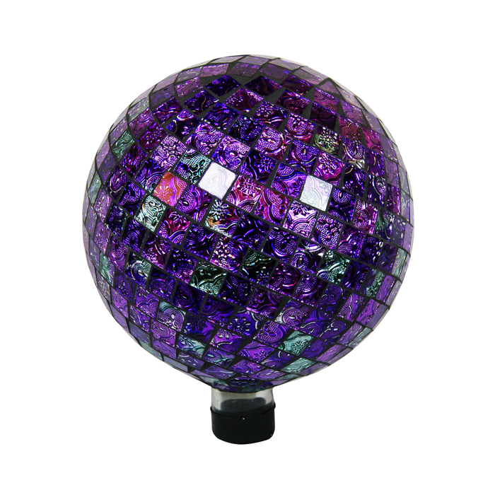 10" Gazing Globe Shinning Purple