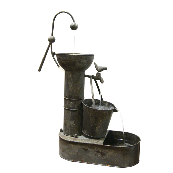 Tiering Tin Fountain