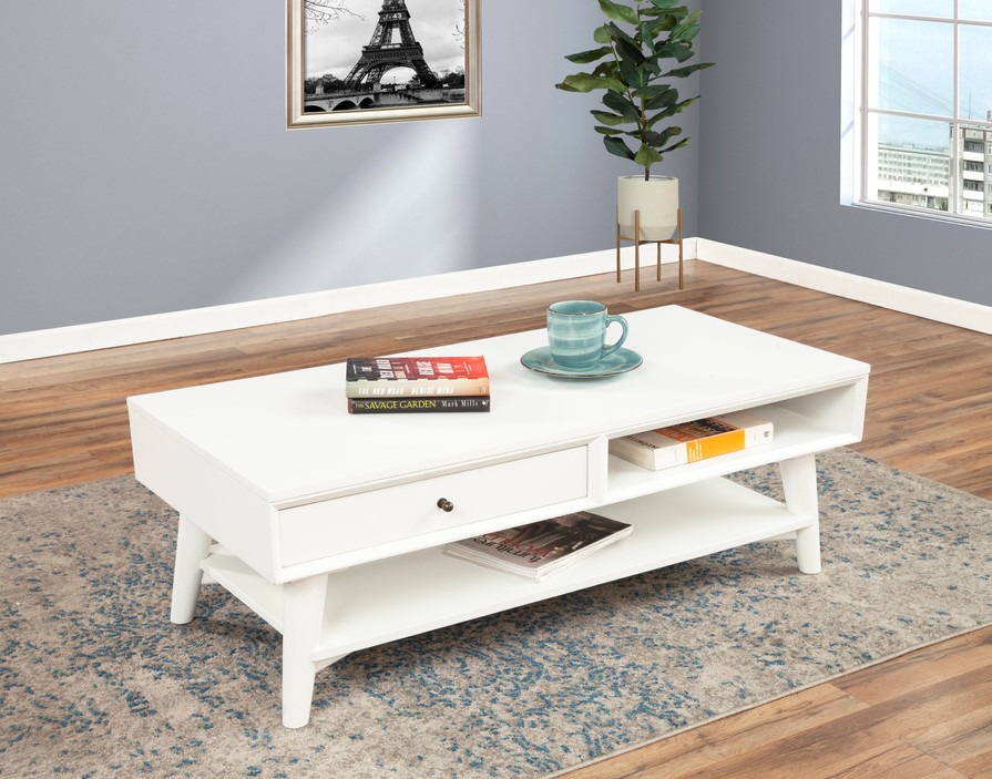 Flynn Coffee Table, White