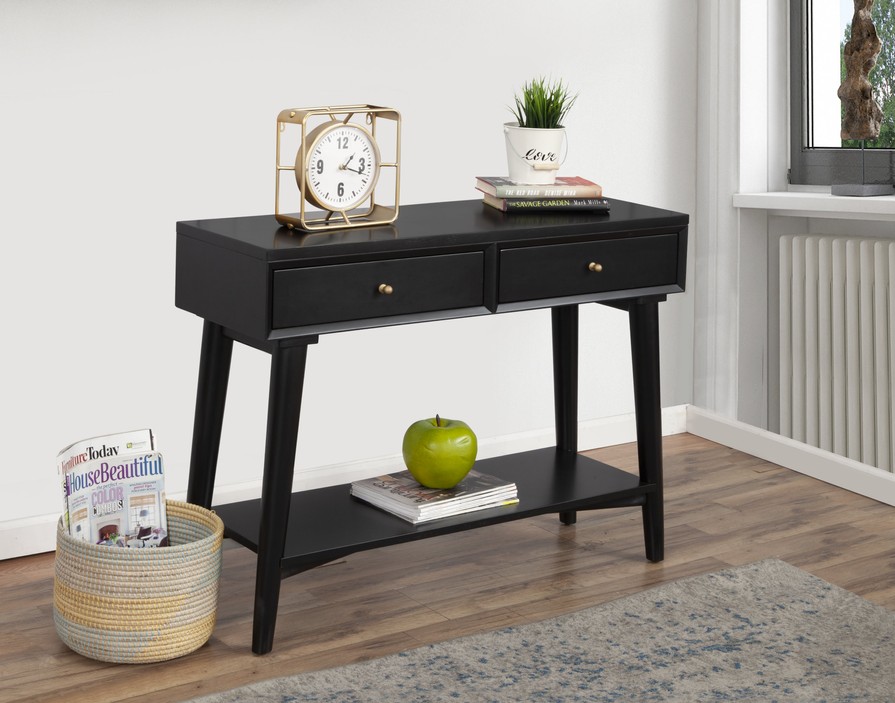 Flynn Console Table, Black