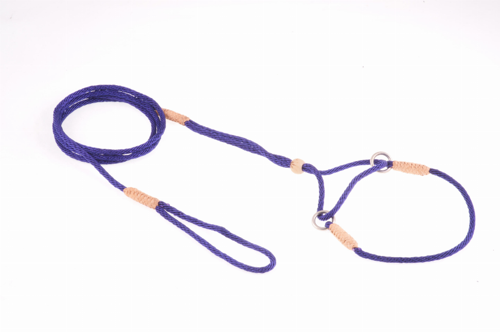 Alvalley Nylon Martingale Leads - 8in x 1/16 or 2 mmPurple