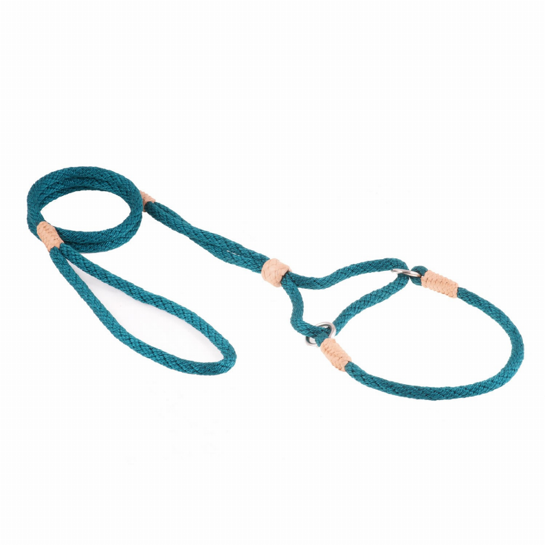 Alvalley Nylon Martingale Leads - 10in x 1/4in or 6mmPine Green