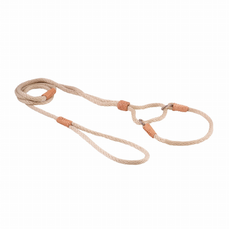 Alvalley Nylon Martingale Leads - 10in x 1/4in or 6mmLight Camel