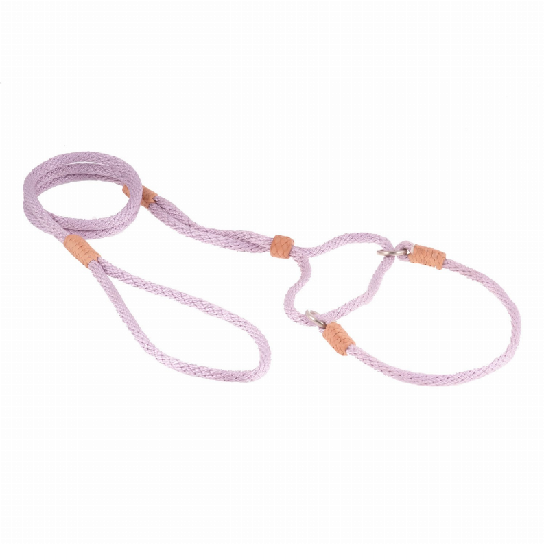 Alvalley Nylon Martingale Leads - 10in x 1/4in or 6mmLilac