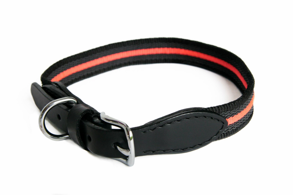 Alvalley Reflective Anti-Slip Dog Collar with Buckle - 16 in x 3/4 in