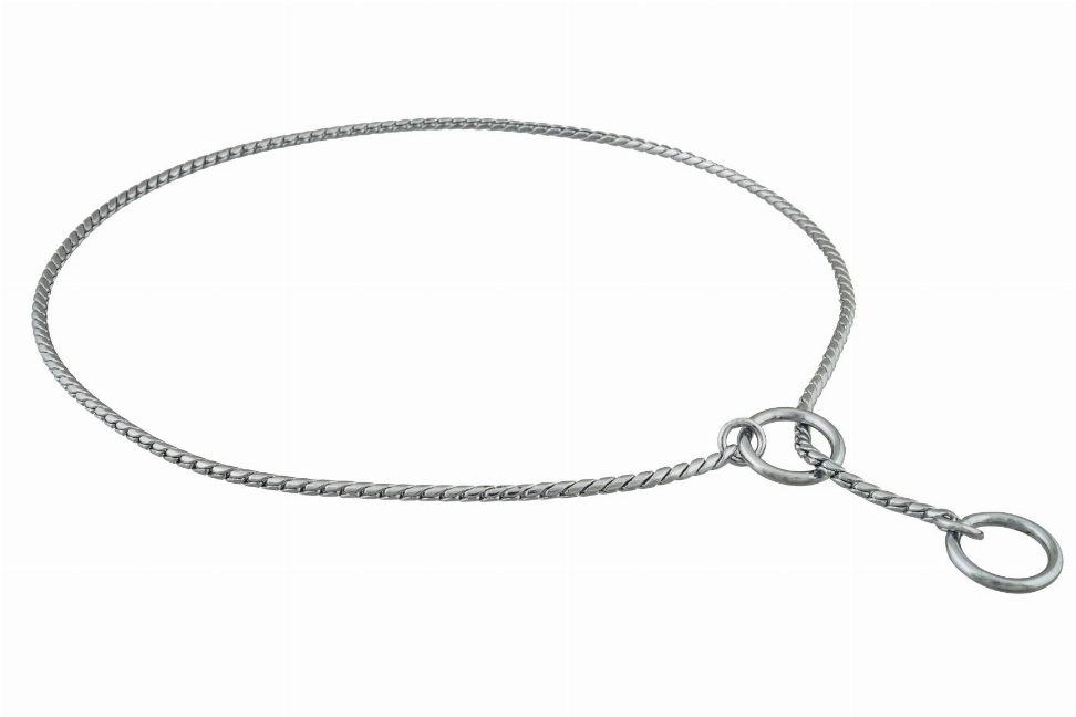 Alvalley Slip Snake Show Chain Collar - 26 in x 2.4mmChrome Plated Metal Chain