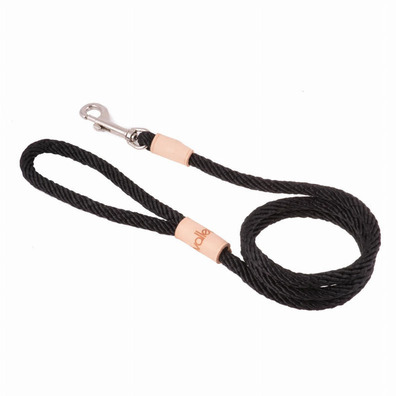 Alvalley Sport Snap Lead - 4 ft  x 5/16in or 8mmBlack