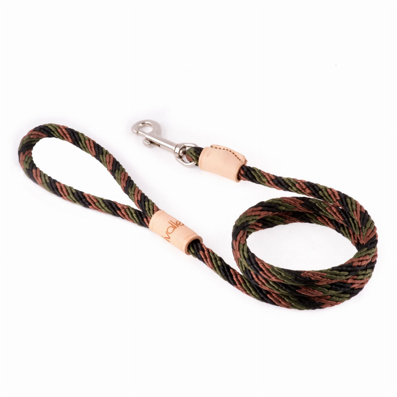 Alvalley Sport Snap Lead - 4 ft  x 5/16in or 8mmCamouflage