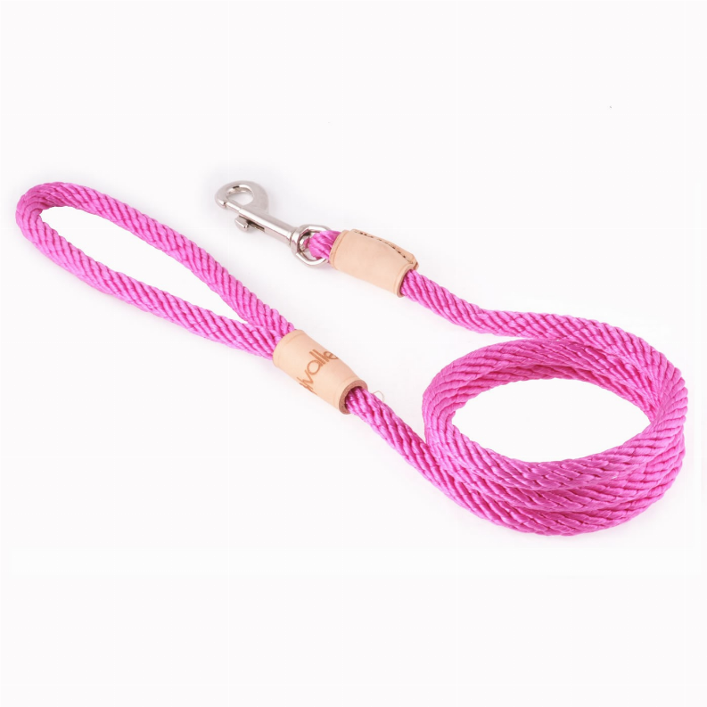 Alvalley Sport Snap Lead - 4 ft  x 5/16in or 8mmHot Pink