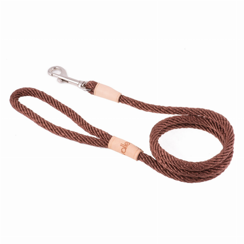 Alvalley Sport Snap Lead - 4 ft  x 5/16in or 8mmBrown