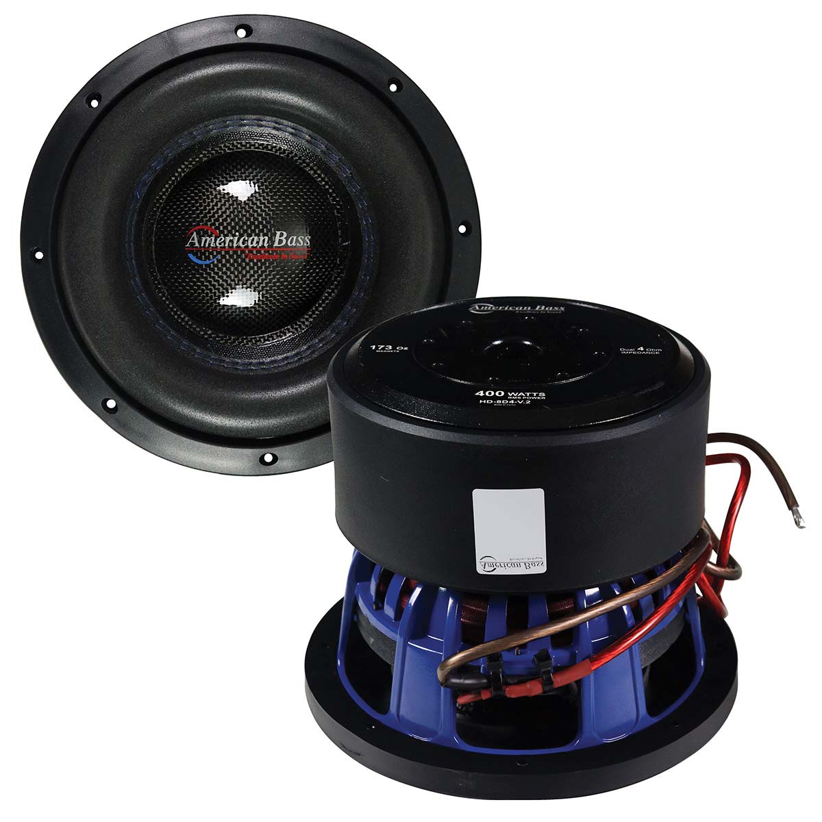 American Bass 8GC Woofer 400W RMS/800W Max Dual 4 Ohm Voice Coils