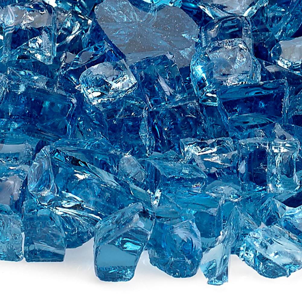 1/2" Pacific Blue Fire Glass, 10 lb. Bag