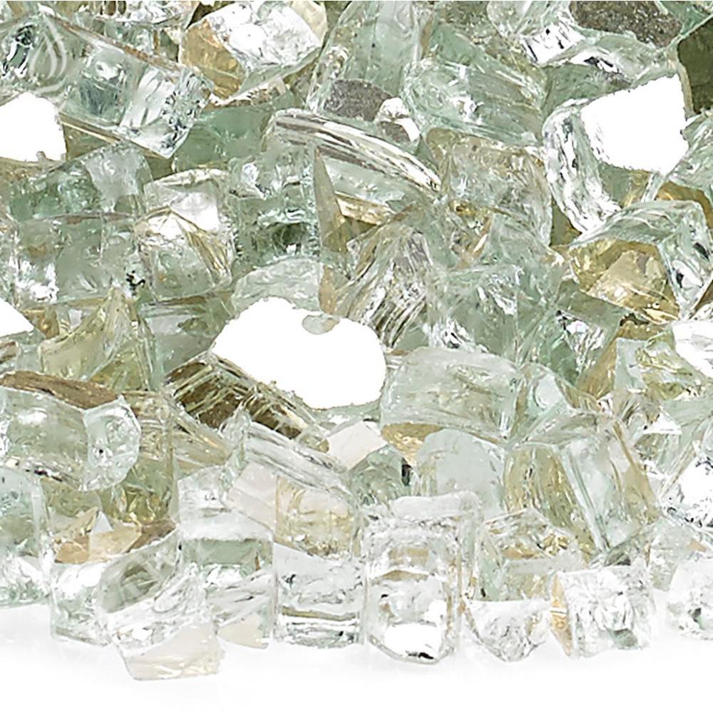 1/4" Platinum Reflective Fire Glass, 10 lb. Bag