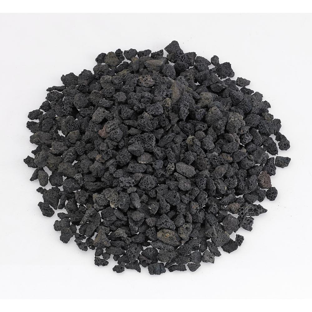 Small Black Lava Rock (1/4" - 1/2") 20 lb Bag