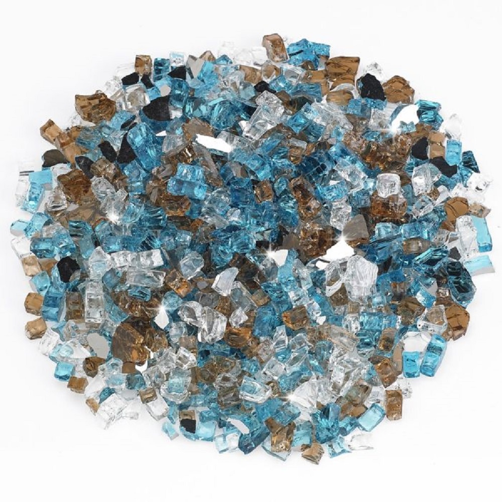 1/2 inch Bali Reflective Fire Glass, 10 lb. Jar