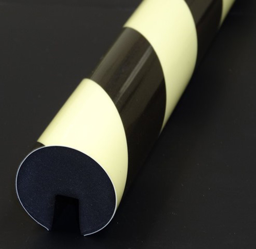 Type B Edge Protection Foam Guard - Black Photoluminescent