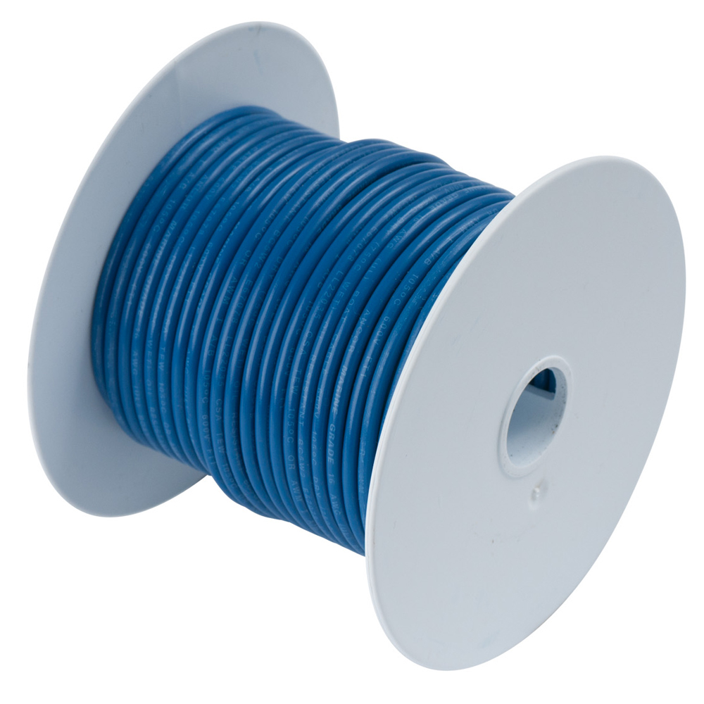 Ancor Dark Blue 18 AWG Tinned Copper Wire - 35'