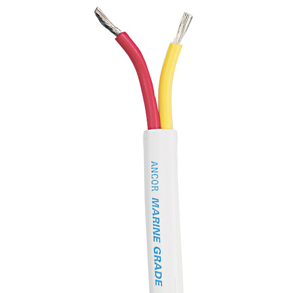 Ancor Safety Duplex Cable - 14/2 AWG - Red/Yellow - Flat - 1,000'