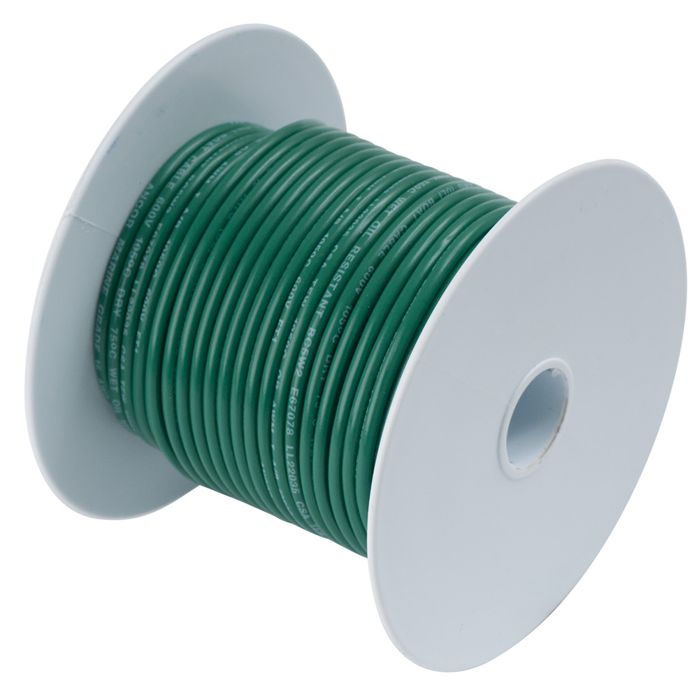 Ancor Green 10 AWG Tinned Copper Wire - 25'