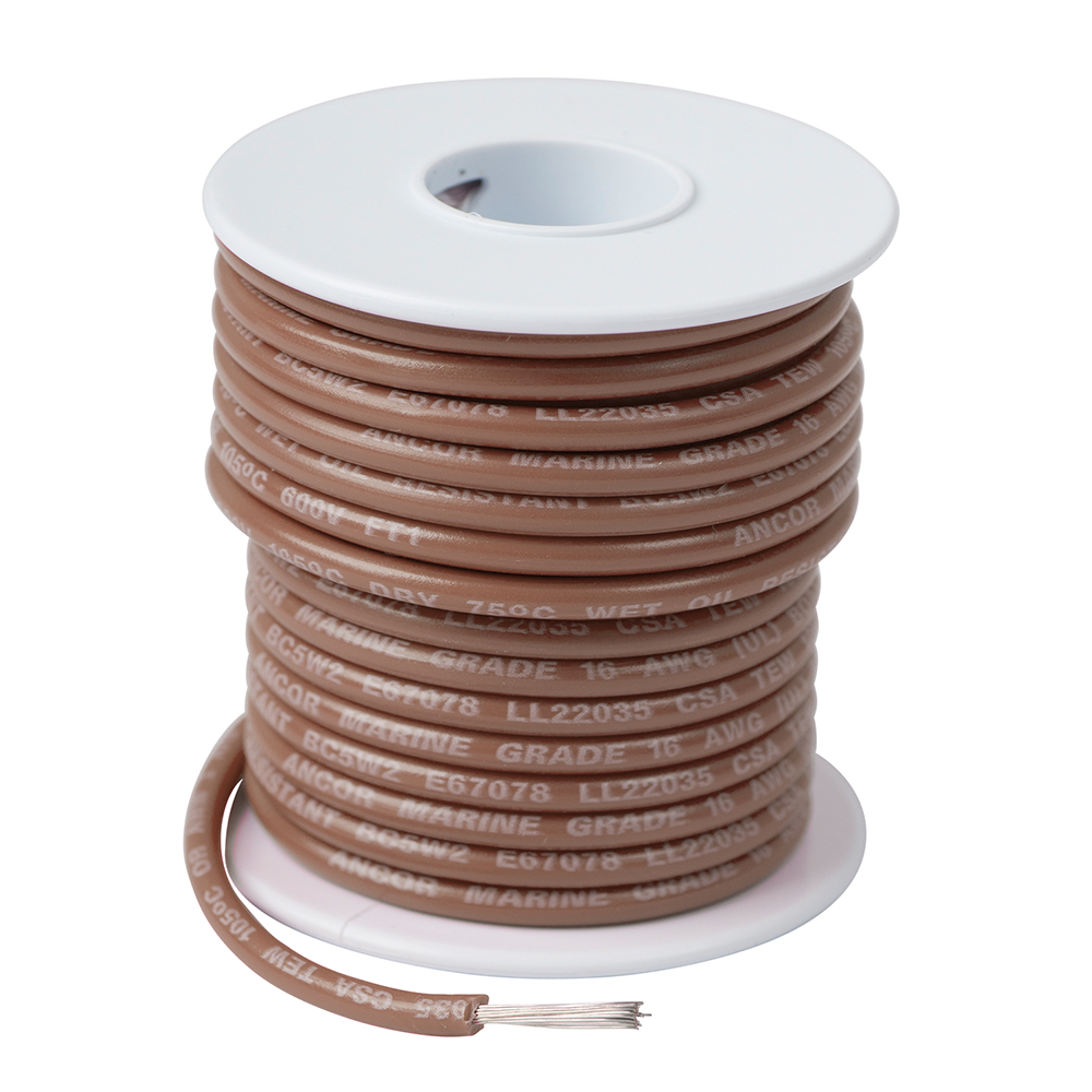 Ancor Tan 14 AWG Tinned Copper Wire - 250'