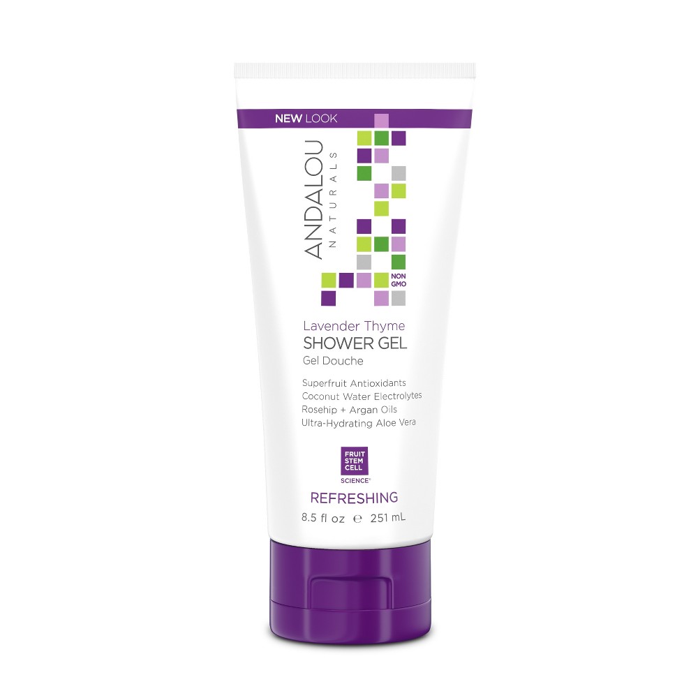 Andalou Naturals Shower Gel Lavender Thyme Refreshing (85 fl Oz)