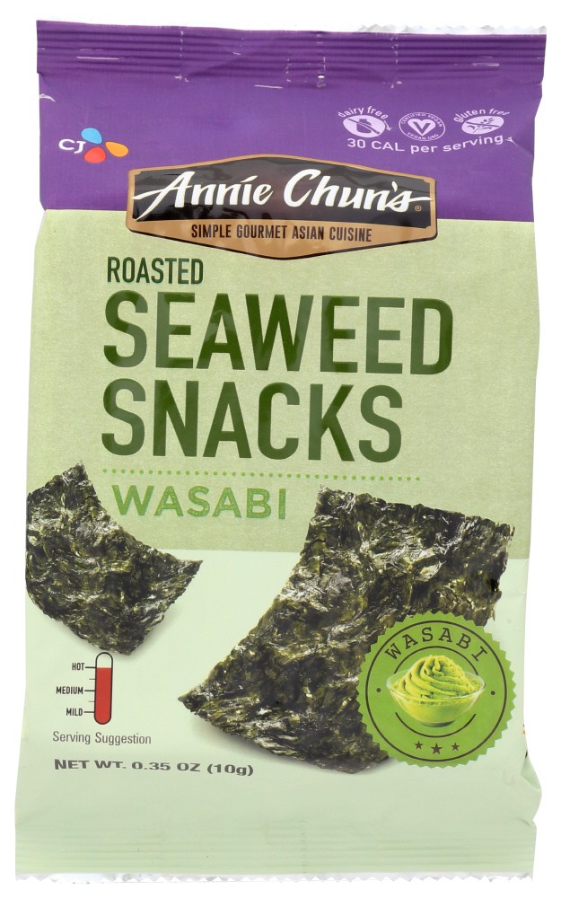 Annie Chun's Seaweed Snack Wasabi (12x0.35Oz)