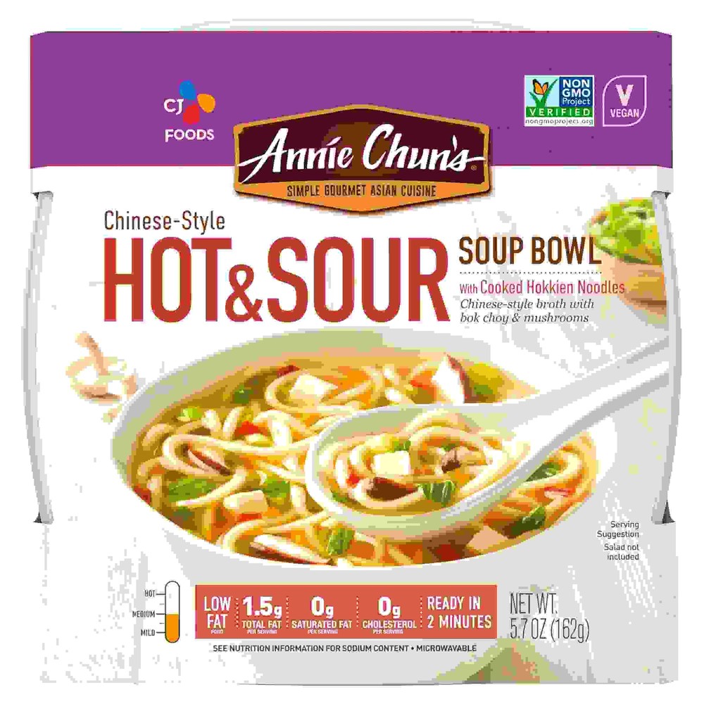 Annie Chun's Hot & Sour Soup Bowl (6x5.5 Oz)