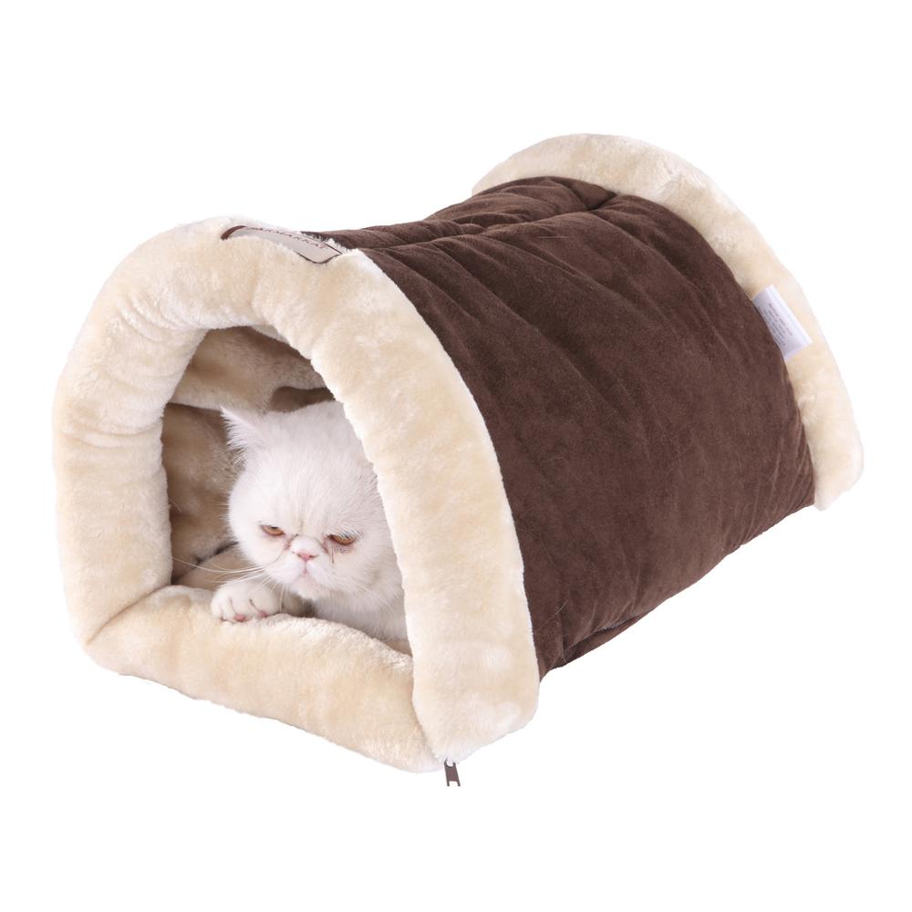 Armarkat Cat Bed/Pad Model C16HKF/MH  Mocha & Beige