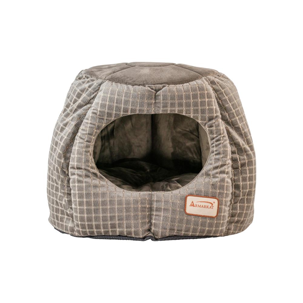 Armarkat Cat Bed Model C30HHG/SH,    Bronze & Silver