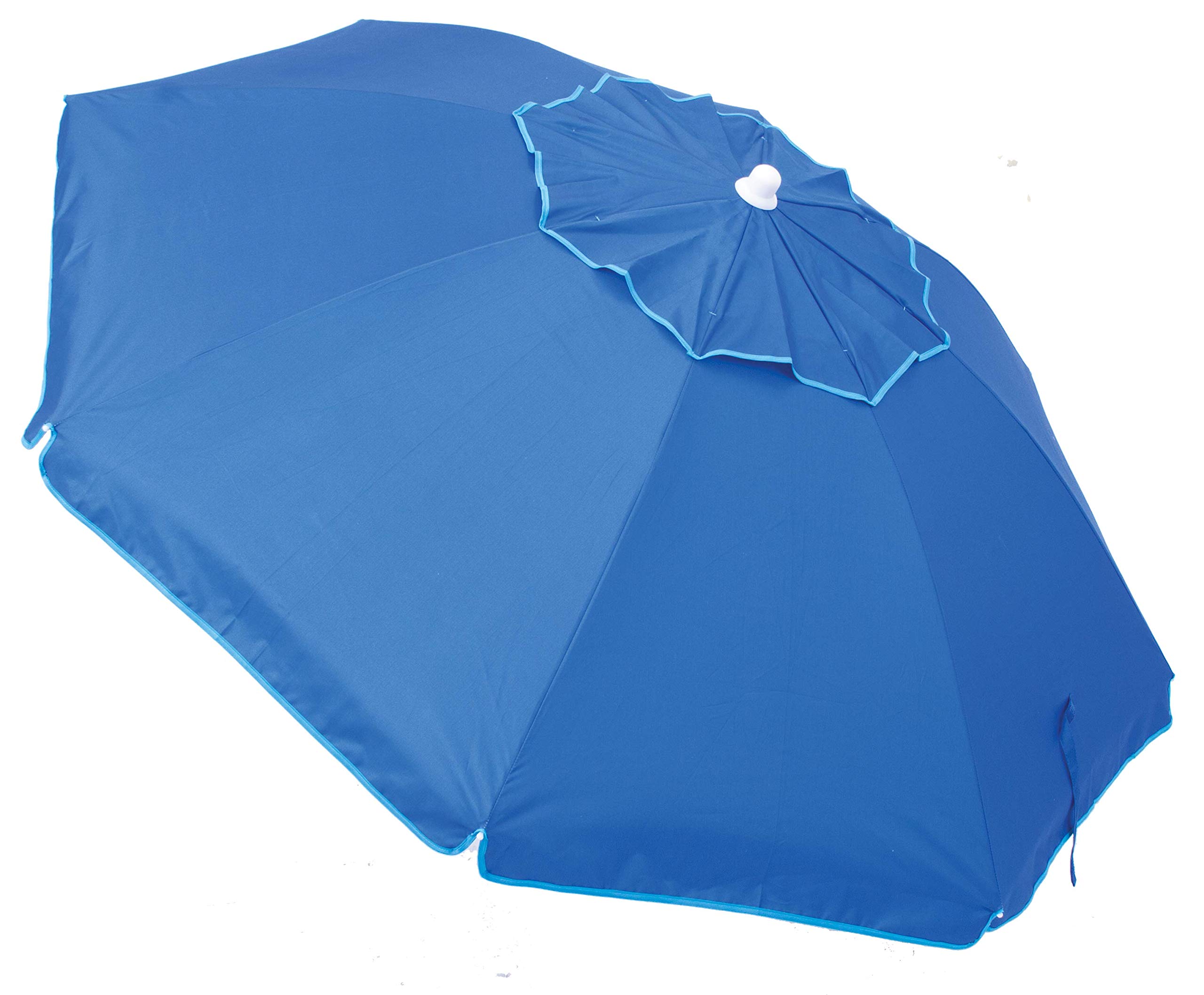 6.5FT TILT BEACH UMBRELLA WITH INTEGRATED SAND ANCHOR