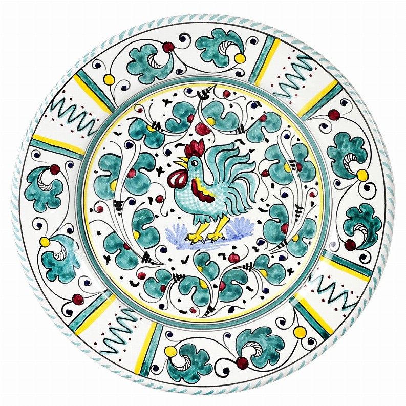 ORVIETO ROOSTER Dinner Plate