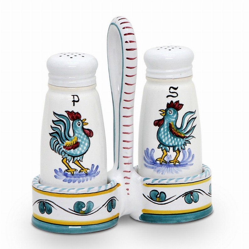 ORVIETO ROOSTER: Salt and Pepper Cruet