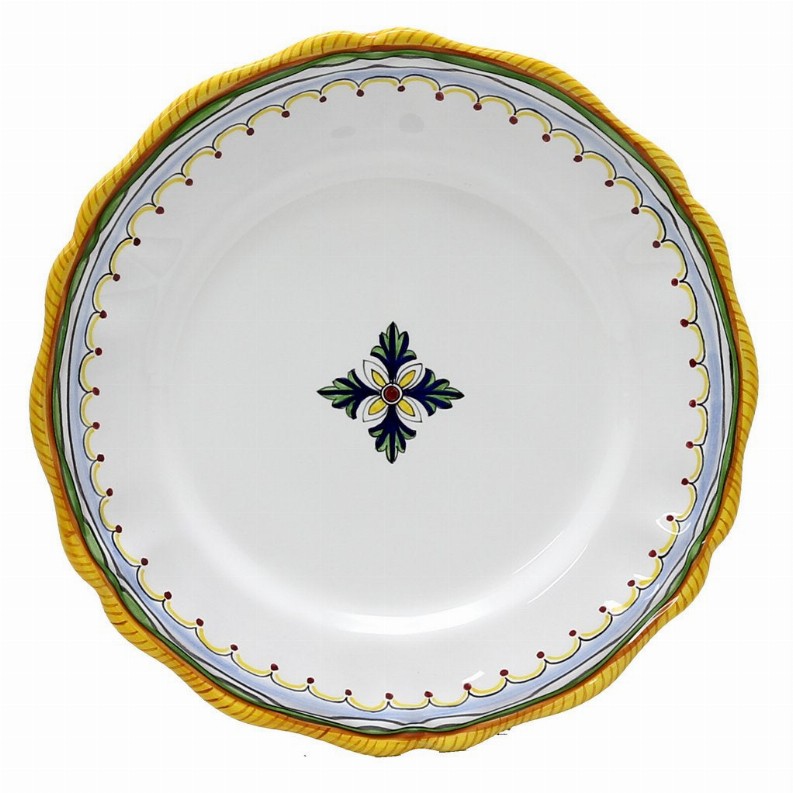 RAFFAELLESCO Dinner Plate - 11 DIAM. (Dimensions measured in Inches) RAFFAELLESCO SIMPLE Dinner Plate