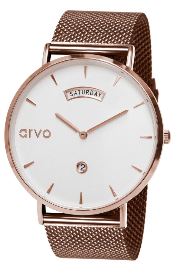 Arvo Awristacrat Watch - RoseRose Mesh