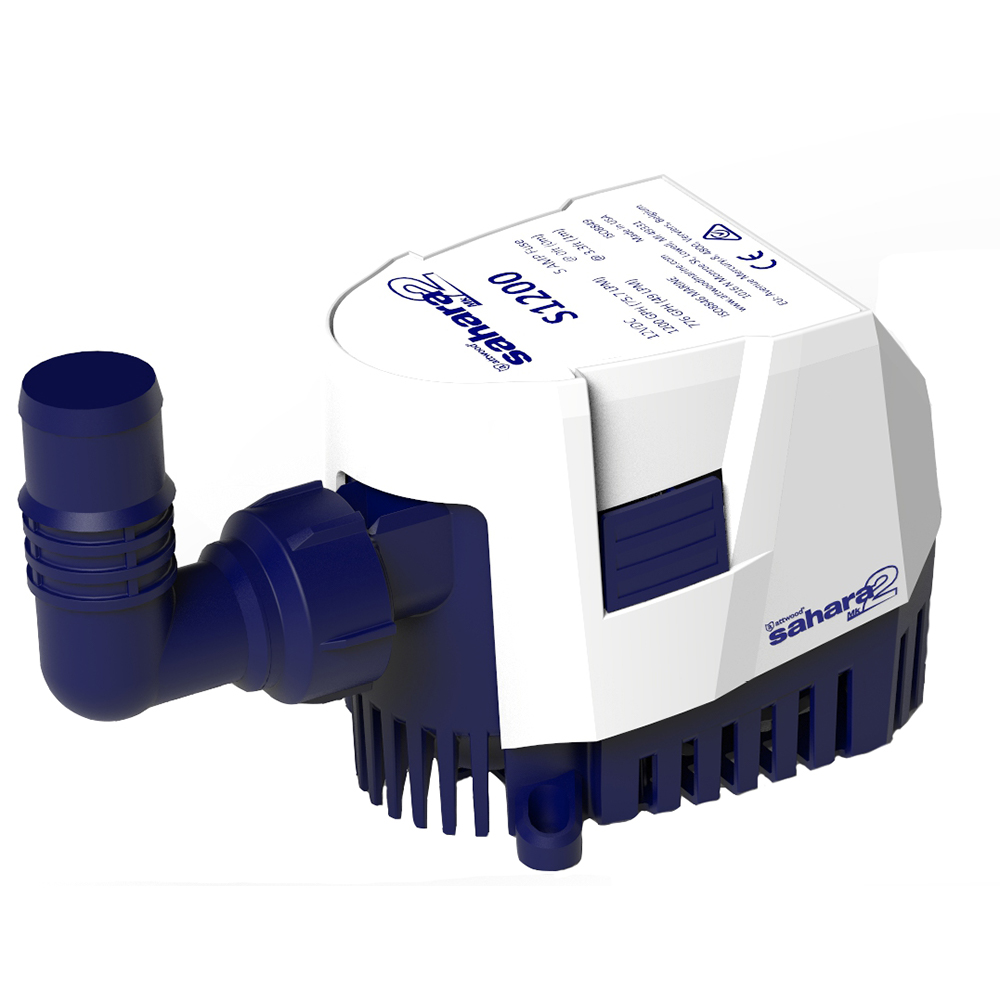 Attwood Sahara MK2 S1200 Bilge Pump 1200 GPH - 12V - Automatic