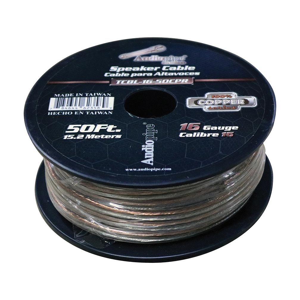 Audiopipe 16Ga Spk Wire 50Ft