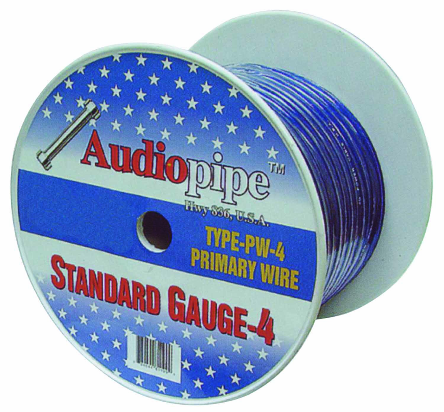 100' 4 Gauge Oxygen Free Cable (Silver)