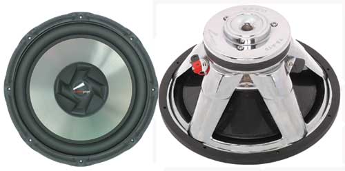 15" 850 Watt Electroplate Pp Cone Woofer