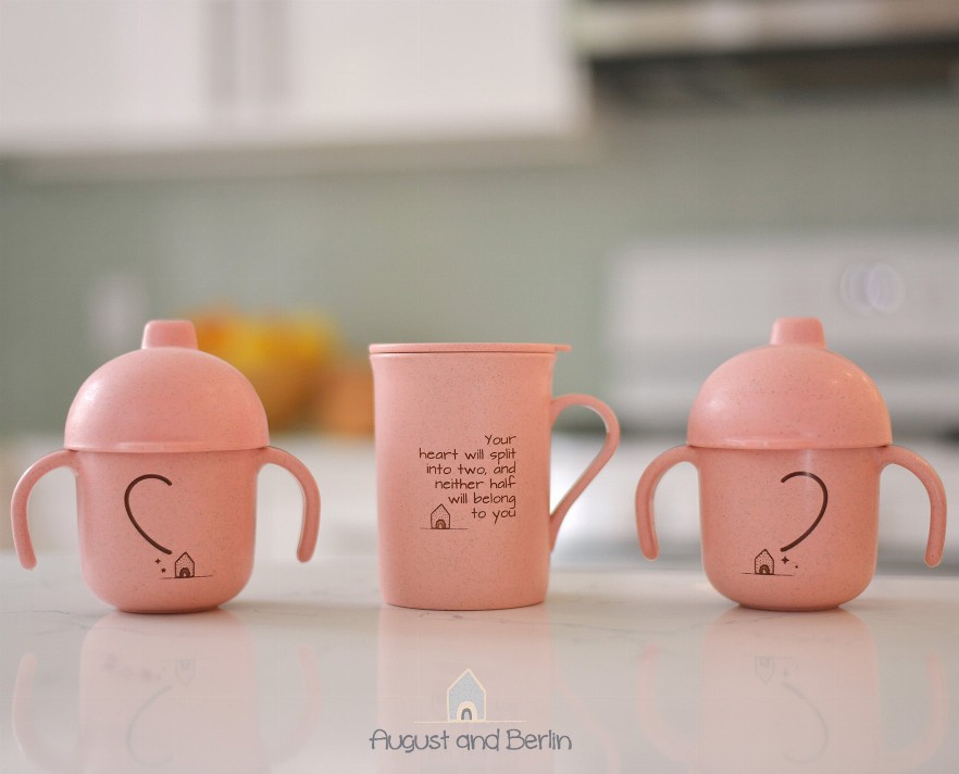 Twin-Mom Cups Gift Set- Heart