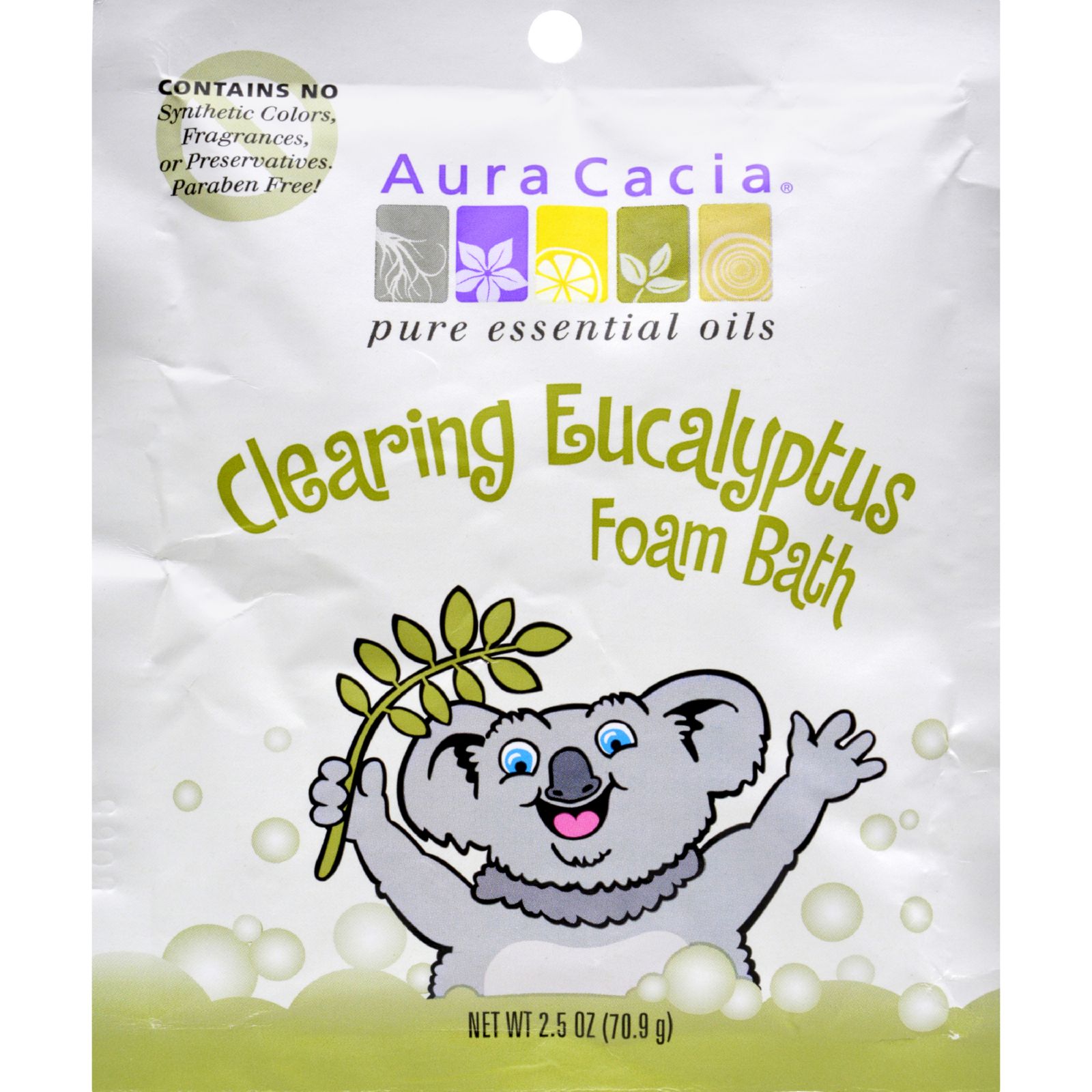 Aura Cacia Kids Clearing Foam Bath (6x2.5 Oz)