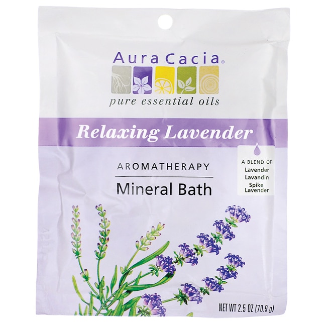 Aura Cacia Lavender Harvest Mineral Bath (6x2.5 Oz)