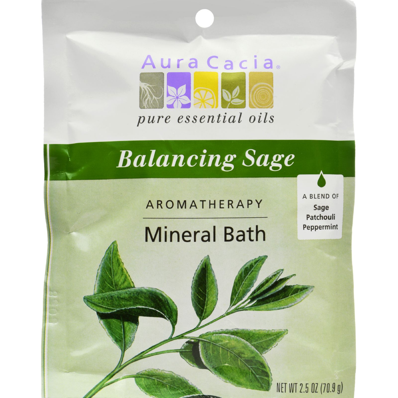 Aura Cacia Purify Mineral Bath (6x2.5Oz)