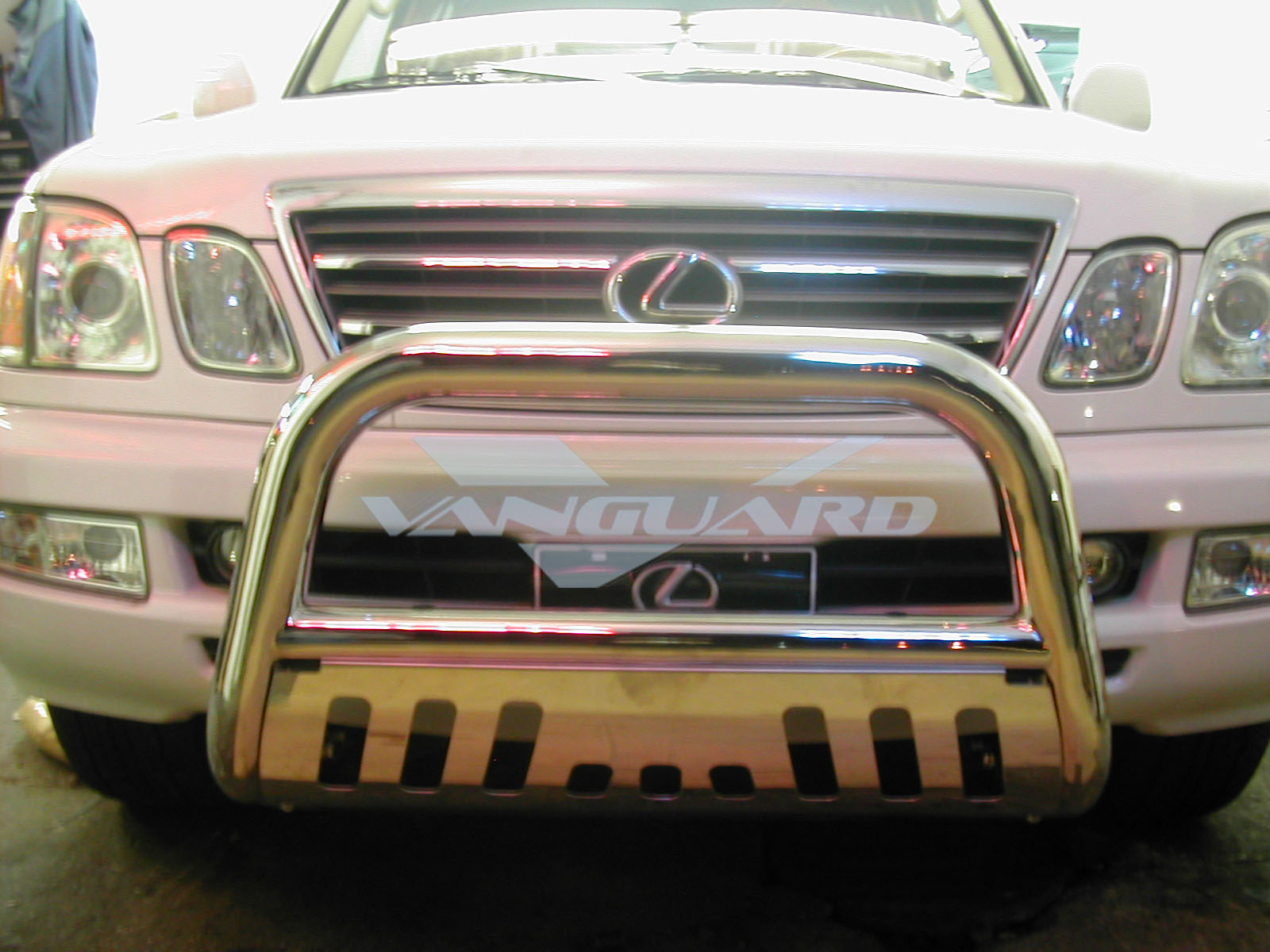 VGUBG-0450SS 3 inch Stainless Steel Bull Bar with Skid Plate