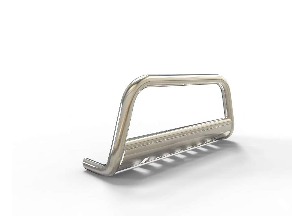 VGUBG-0916-1178SS 3 inch Stainless Steel Bull Bar with Skid Plate