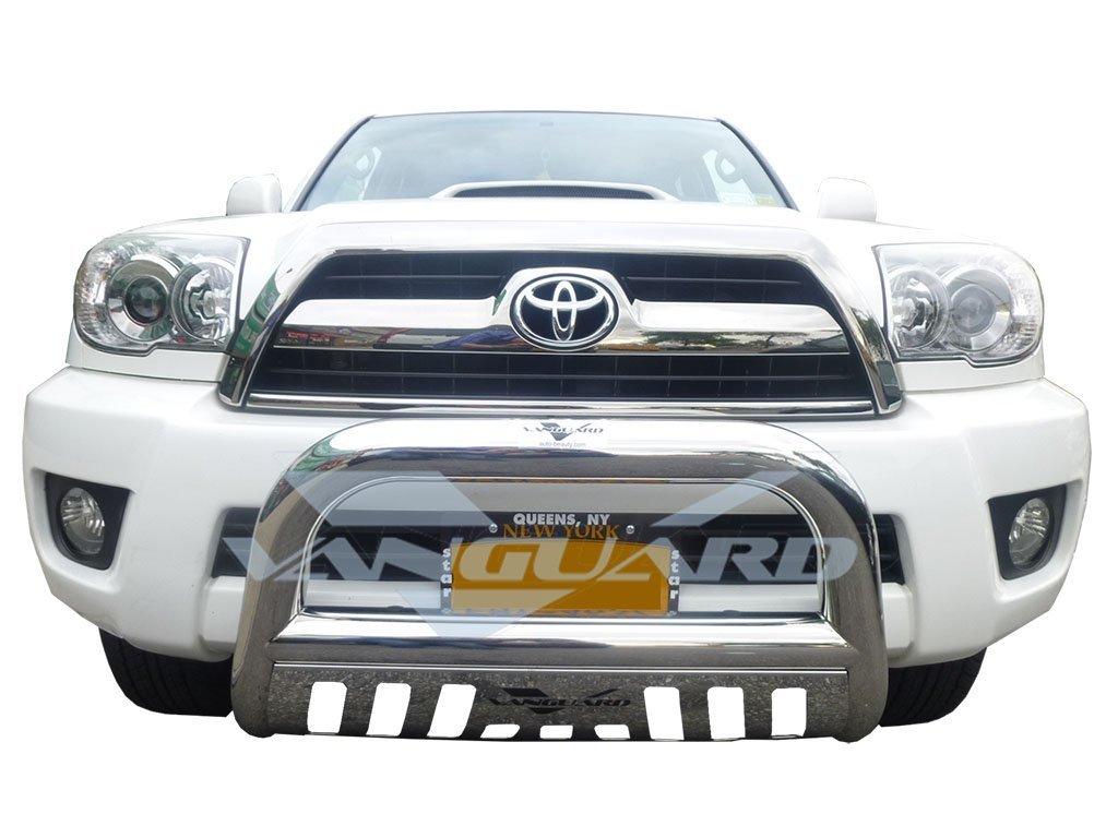 VGUBG-0916-1333SS 3 inch Stainless Steel Bull Bar with Skid Plate