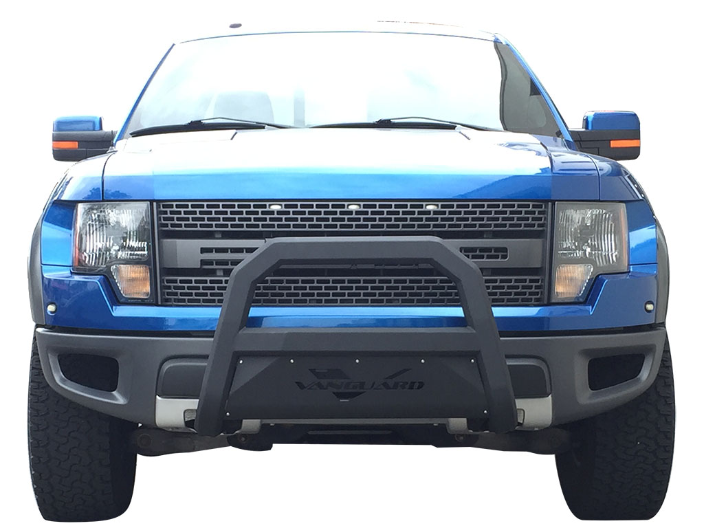 VGUBG-1763-0954BK 3 inch Black Optimus Series Bull Bar with Skid Plate